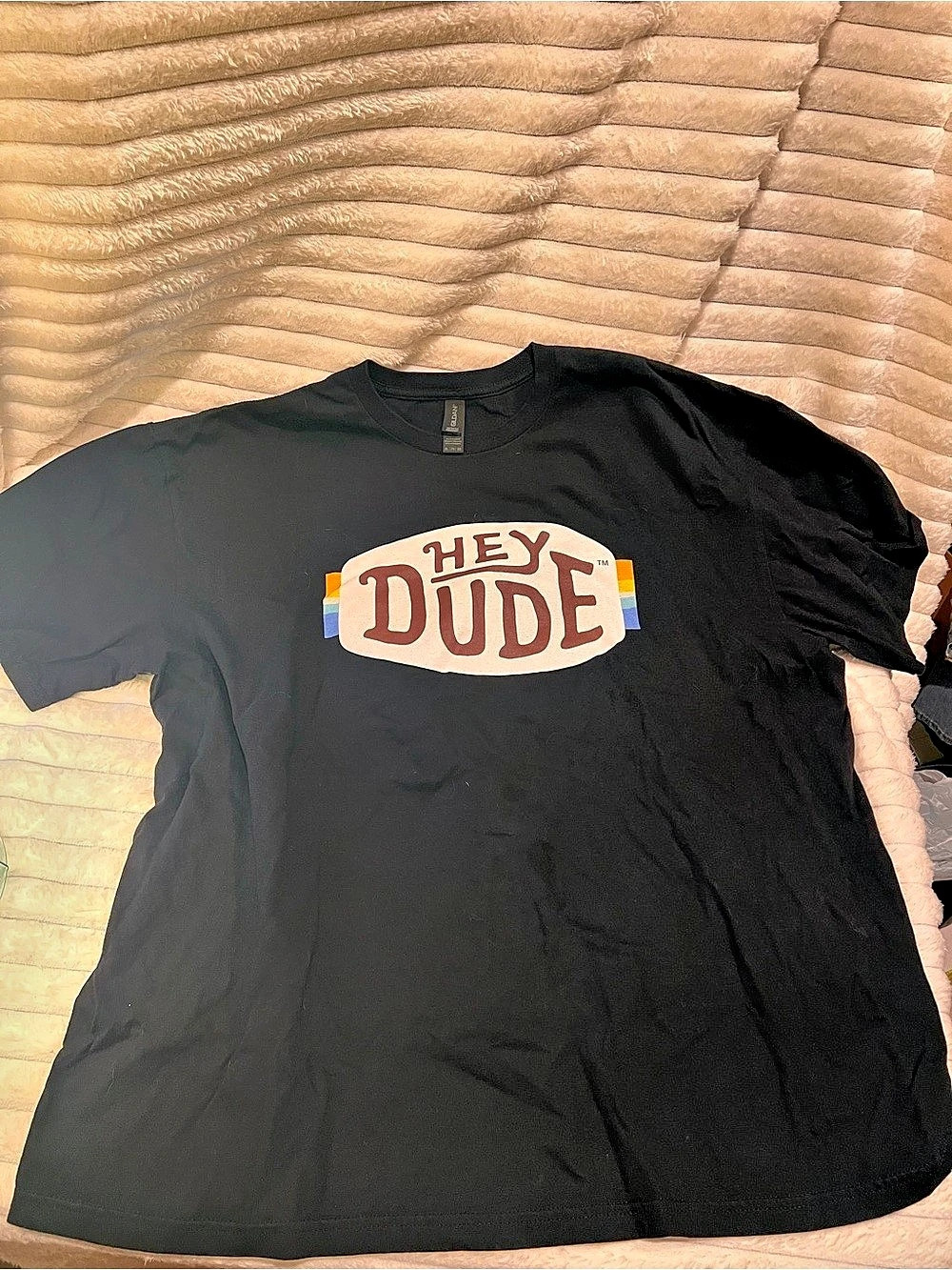 Gildan Hey Dude Graphic Tee Black 2XL